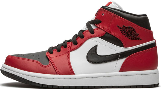 Jordan 1 Mid Chicago Black Toe