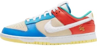 Nike Dunk Low Year Of The Rabbit - BLUE ORANGE CREAM