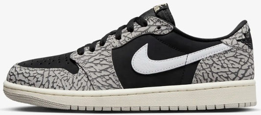 Jordan 1 Low Elephant Print